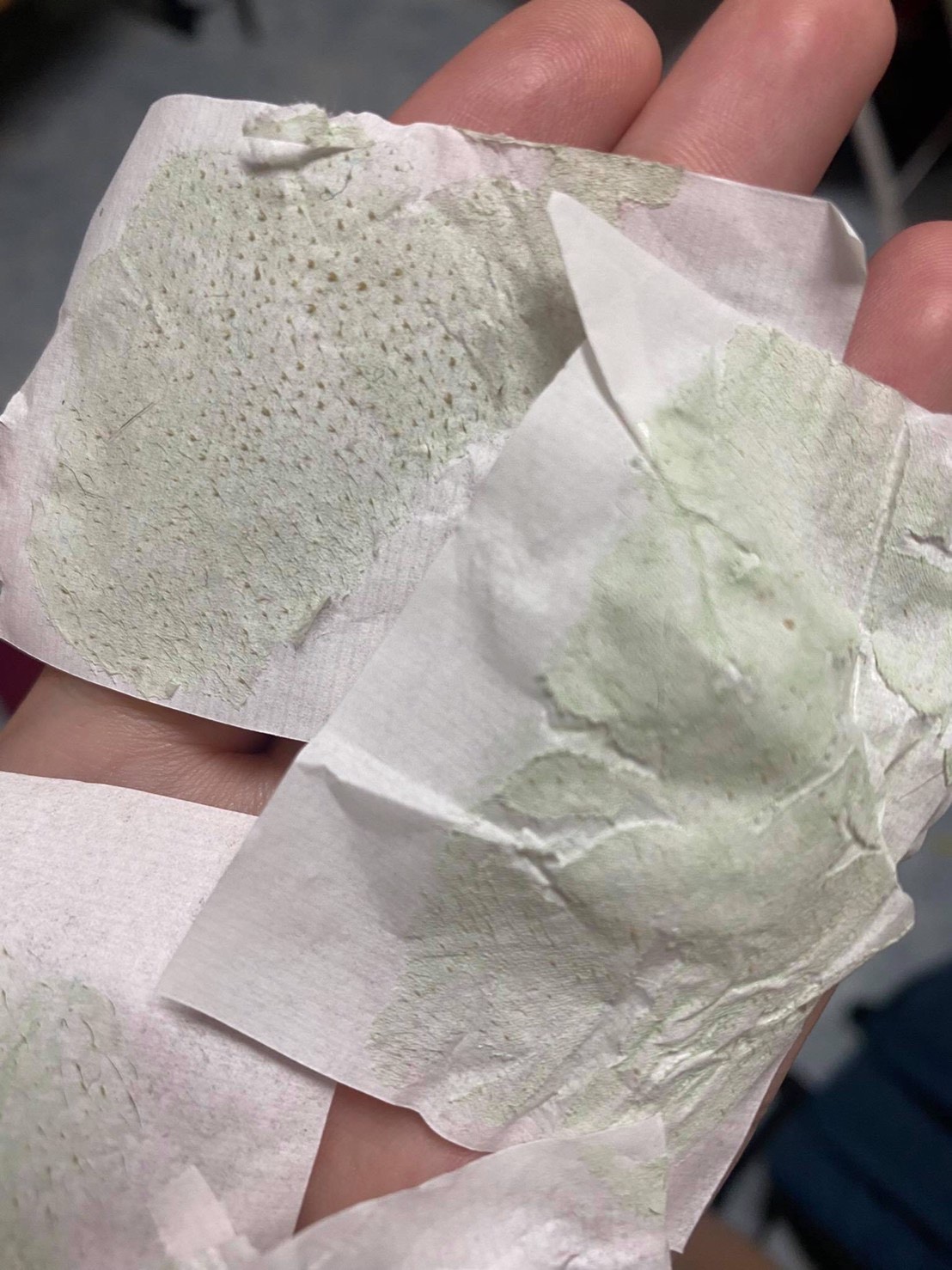 🔥(Hot Item)💥ครีมลอกสิวเสี้ยน Nakiz Lively Nose Green Tea💥ขนาด 15g. บรรจุ 50 แผ่น