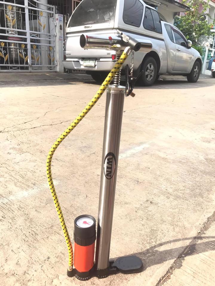 กระบอกสูบลม มาพร้อมเกจวัดในตัว ยี่ห้อ Win