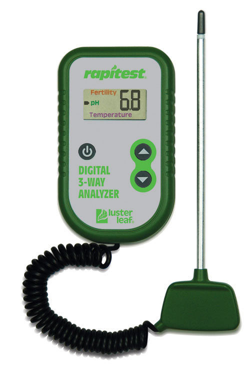 Rapitest 3-Way Digital Analyzer รุ่น 1835 เครื่องวัดคุณภาพของดินระบบดิจิตอล (pH + ผลรวม NPK ในดิน+อุณหภูมิ)