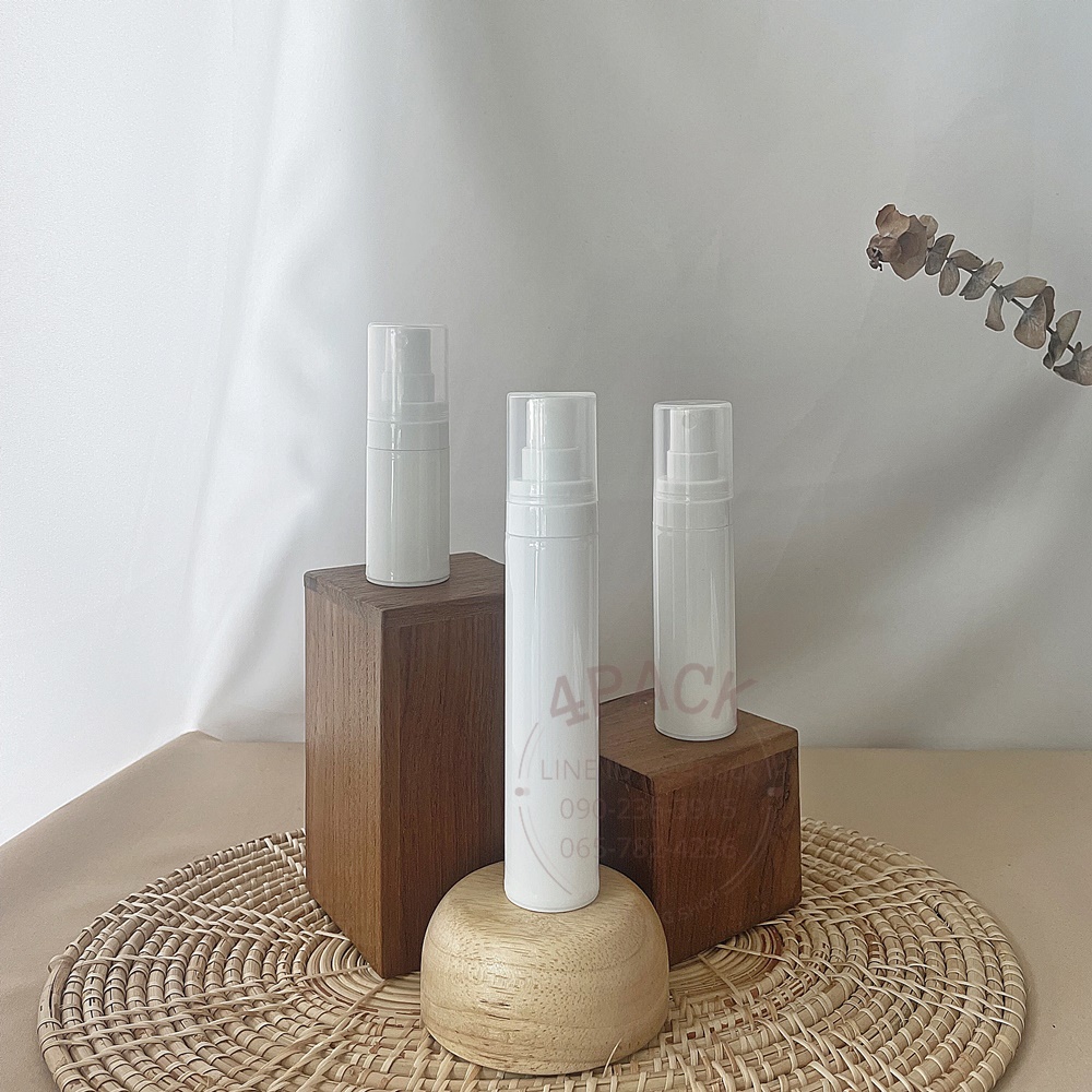 (กล่องละ50ใบ)ขวดพลาสติกสูญญากาศ+หัวสเปรย์ ขนาด15ml/30ml/50ml