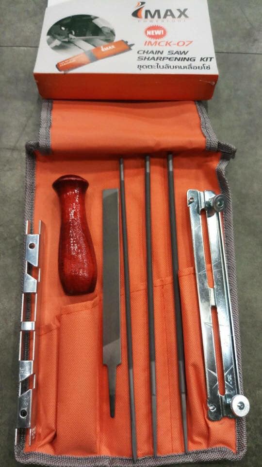 ที่ลับโซ่ พร้อมตะไบอย่างดี ยี่ห้อ Imax รวม 7 ชิ้น