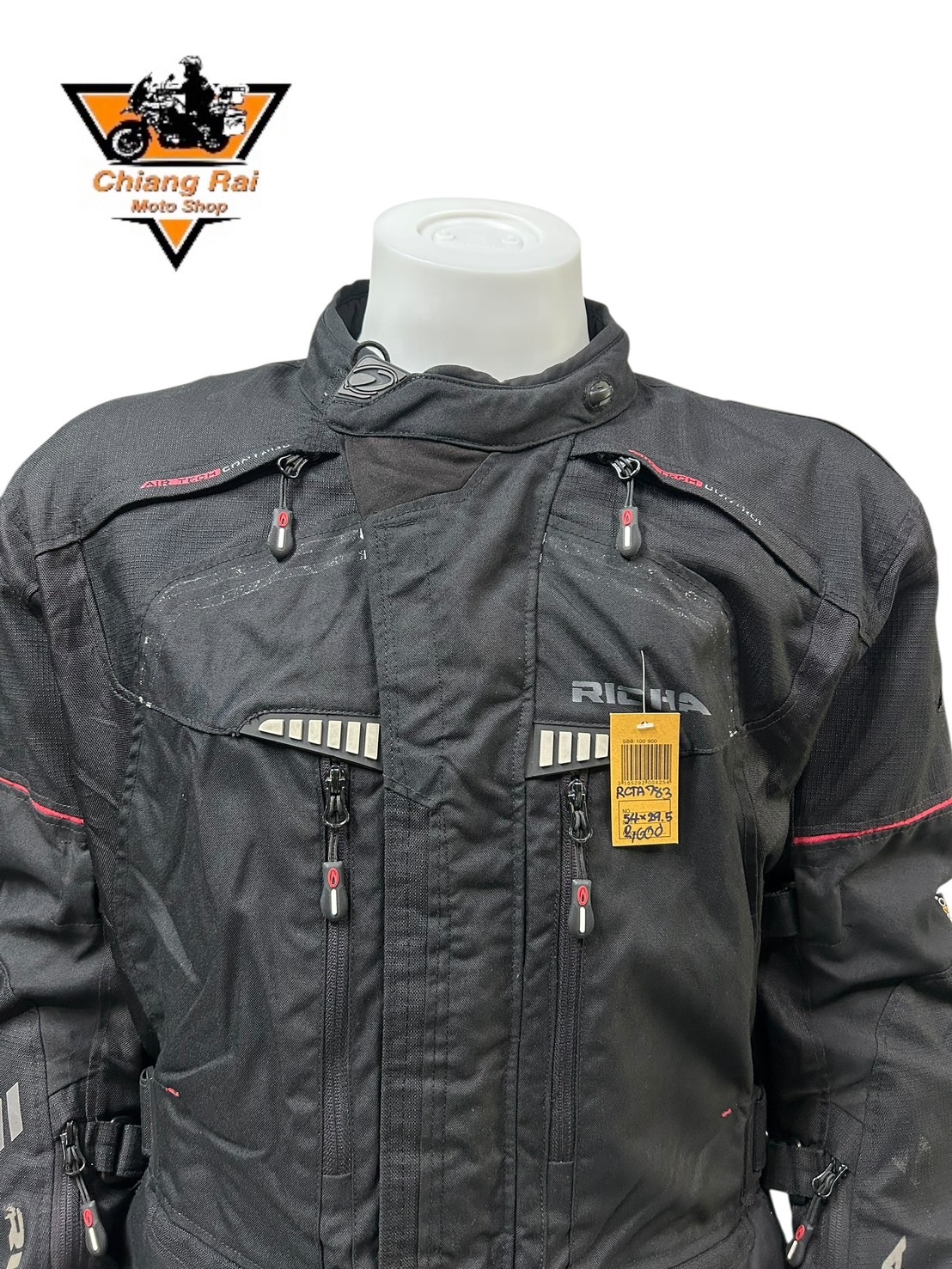 เสื้อขี่มอเตอร์ไซด์( มือสอง) RCTA 783 อก 54" ยาว 29 (2XL) **RICHA**