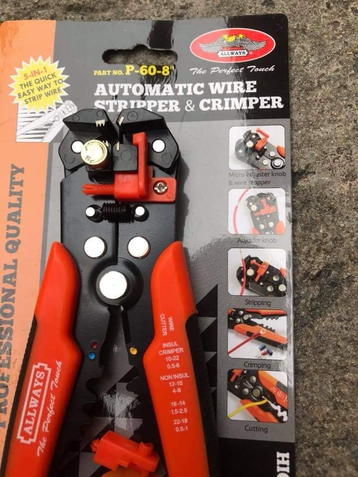 คีมปอกสายไฟออโต้ 3 in 1