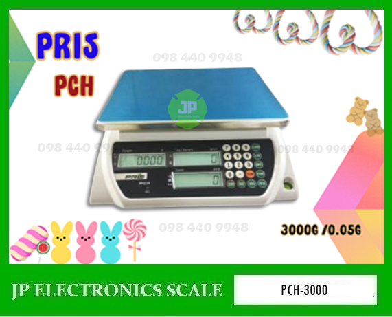 เครื่องชั่งนับชิ้นงาน3kg เครื่องชั่งนับจำนวน 3kg เครื่องชั่งดิจิตอล 3kg ตาชั่งดิจิตอล3kg เครื่องชั่งน้ำหนักดิจิตอล 3กิโลกรัม เครื่องชั่งดิจิตอล3กิโลกรัม ตาชั่ง3กิโลกรัม ความละเอียด0.05g ยี่ห้อPRIS รุ่น PCH-3000 ขนาดถาดชั่ง 220 *280mm.