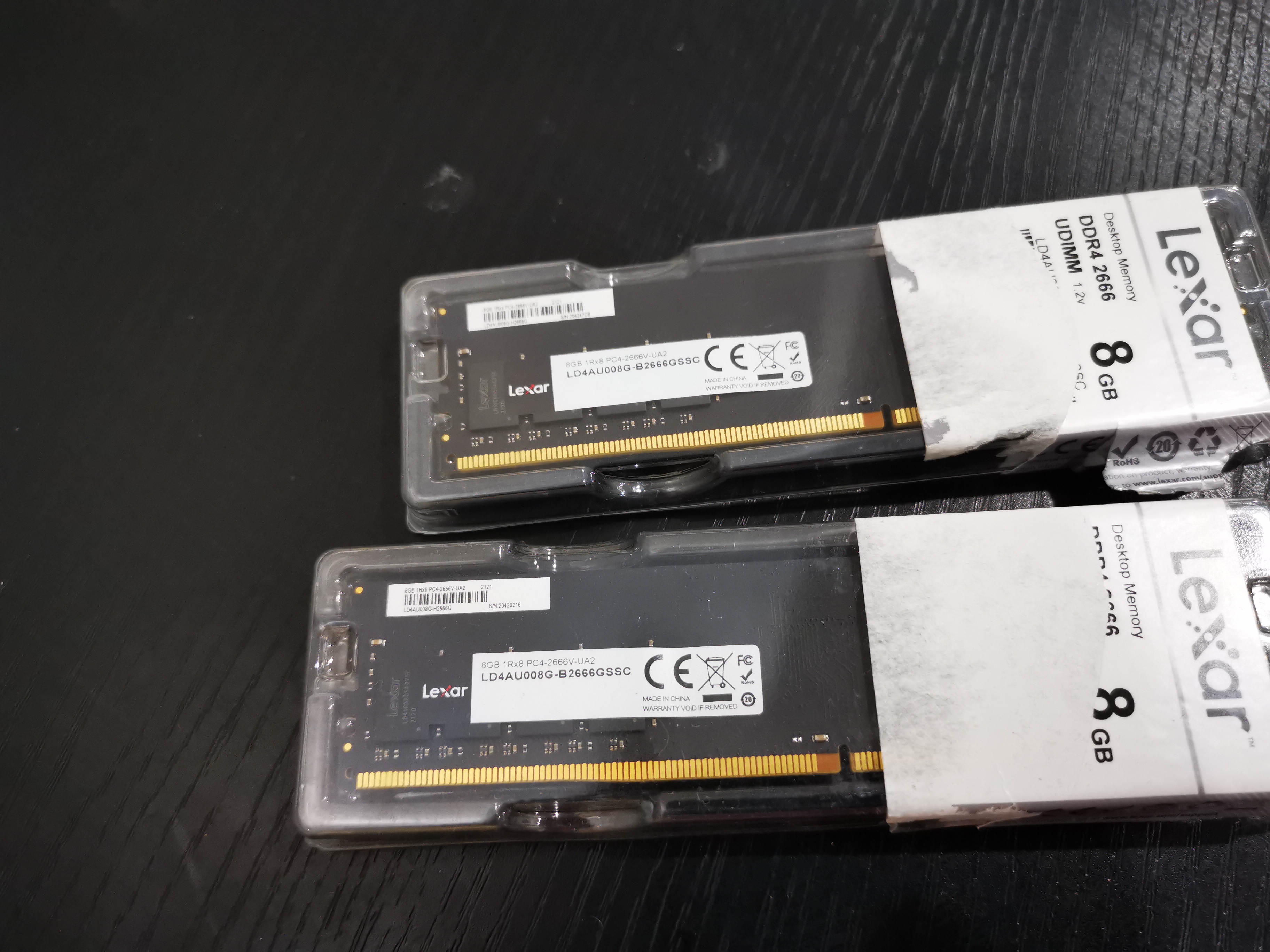 Ram LEXAR DDR4 8GB (8GBx1) 2666MHz