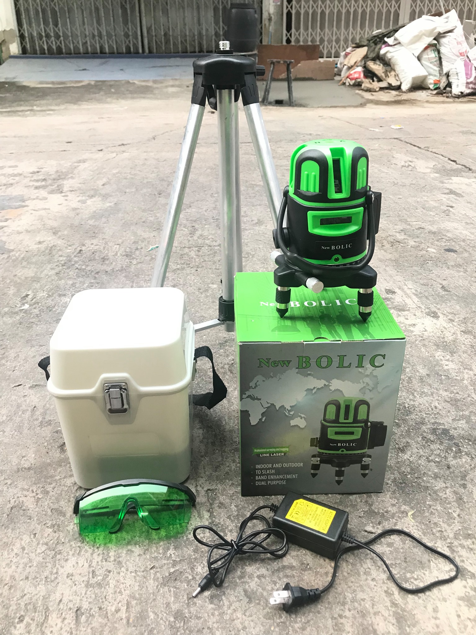 เลเซอร์วัดระดับ 5 เส้น New Bolic แสงสีเขียว