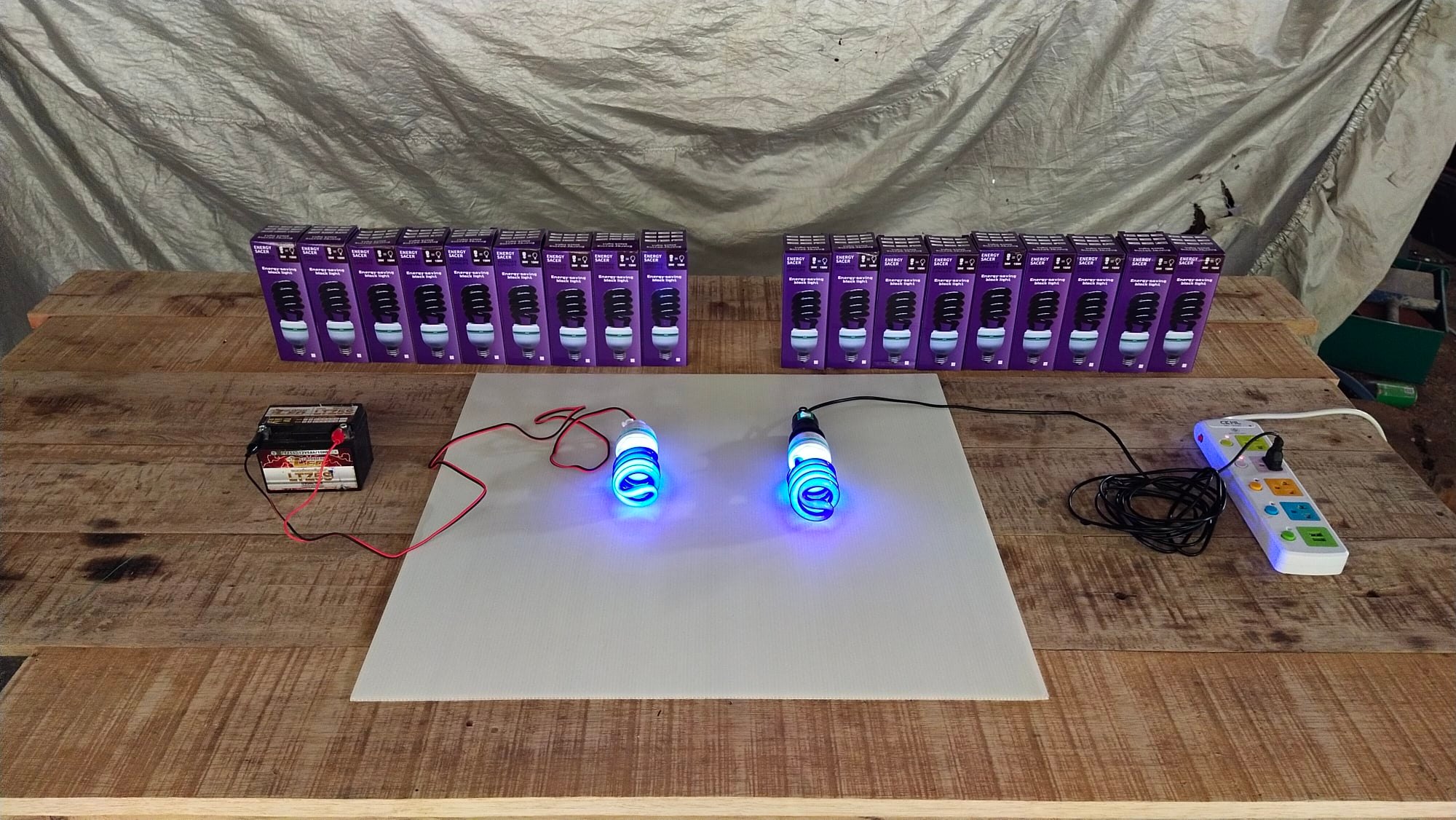 หลอดไฟแบล็คไลท์ มี 2 แบบ ให้เลือก