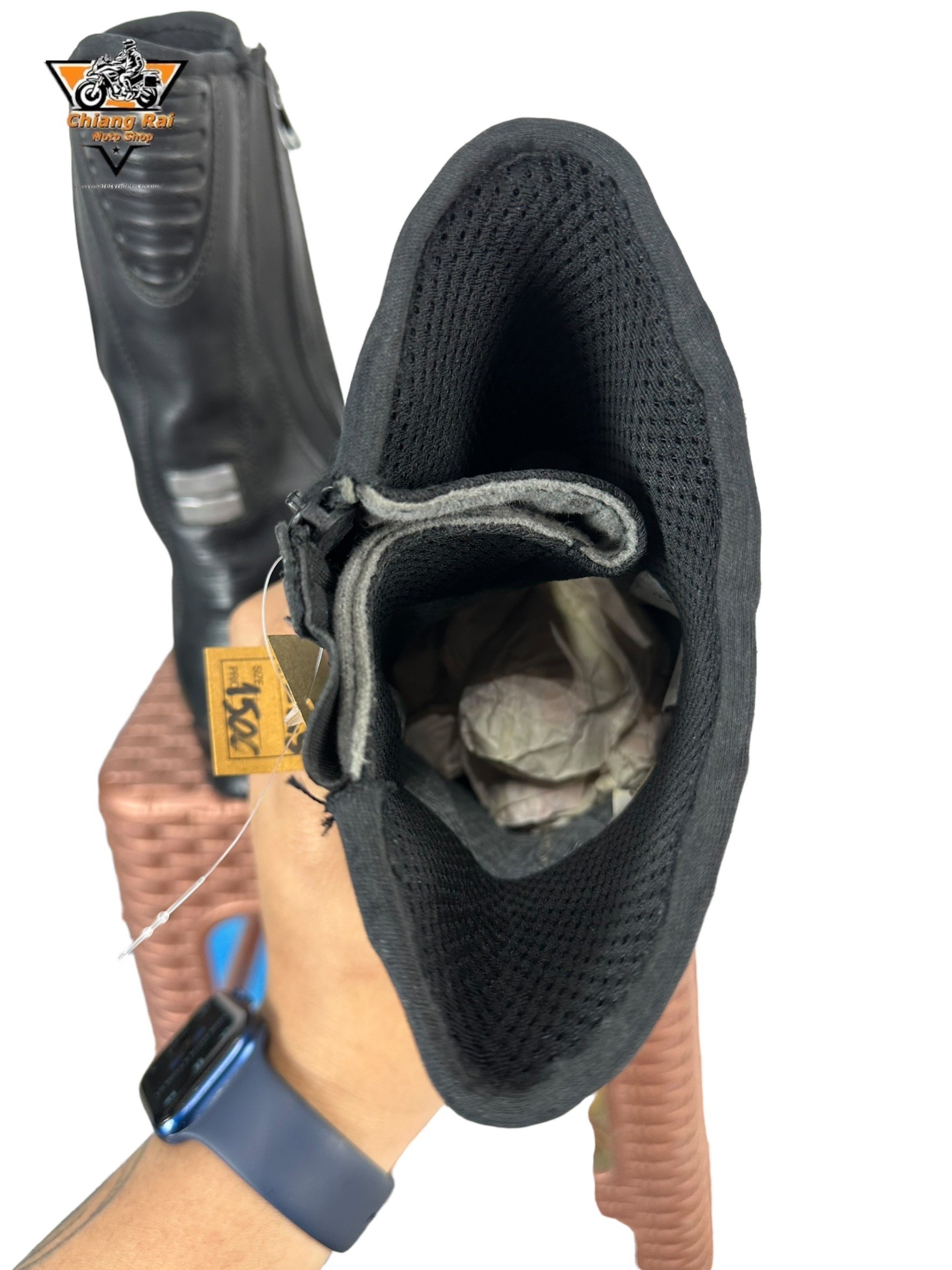 รองเท้าขี่มอเตอร์ไซด์( มือสอง) RCBS-415 Size ขนาดจากป้าย 40:EUR / 6:UK / 24.5:Cm.(BMW)