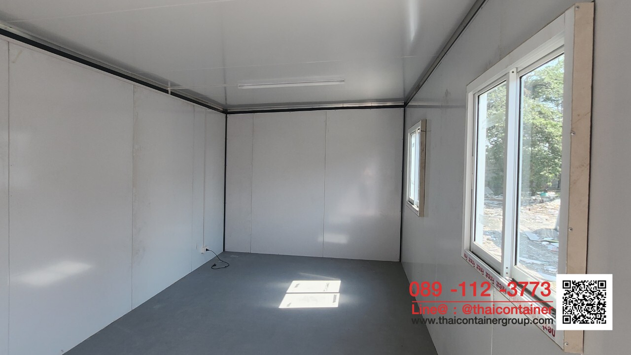 ตู้ออฟฟิต ผนัง สำเร็จรูป 3*6ม. สำนักงานเคลื่อนที่ ตู้สำนักงาน ตู้สำเร็จรูป