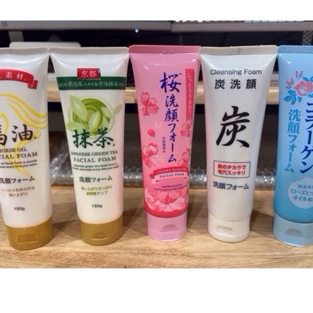 Hakone Sakura Cleansing Foam โฟมถ่านภูเขาไฟฟูจิ สูตรผสมซากุระ 150g.✨โฟมเนื้อสัมผัสละมุน ล้างหน้าได้สะอาดหมดจด