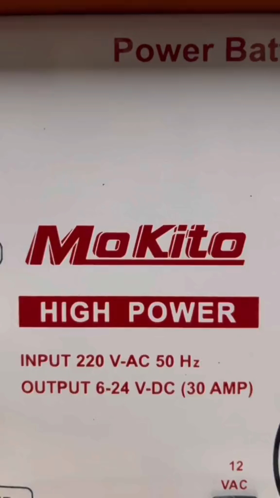 ตู้ชาร์จแบต ยี่ห้อ Makito 6-24V 30A