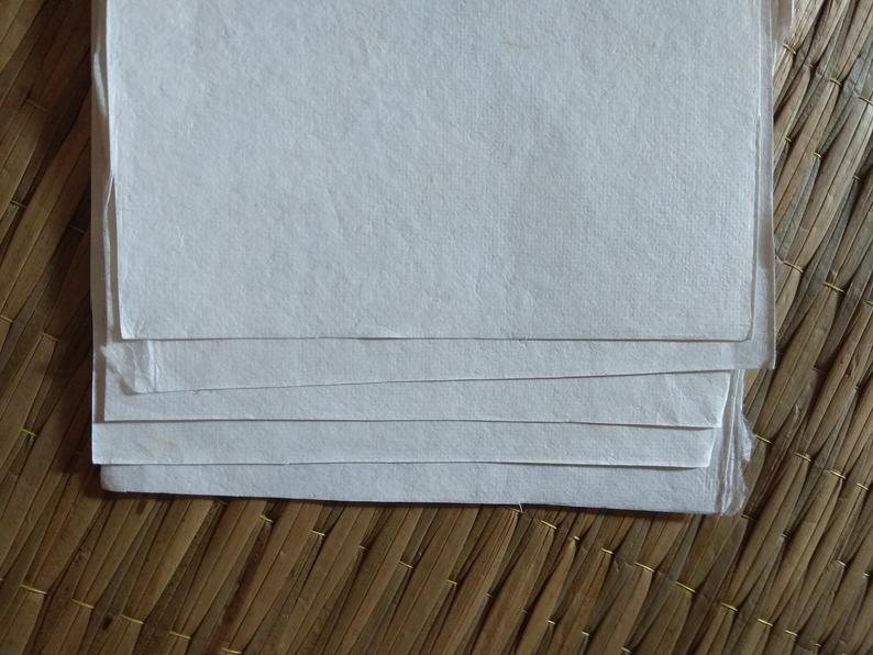 smooth Mulberry papersheets Thai paper Handmade-Decorative paper - can write -