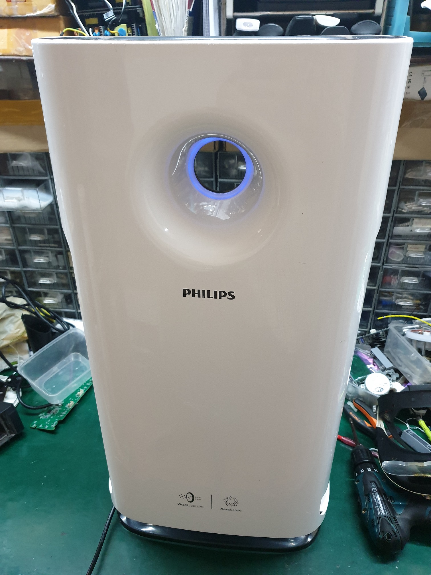 ล้างเครื่องฟอกอากาศ ยี่ห้อ PHILIPS รุ่น AC3259