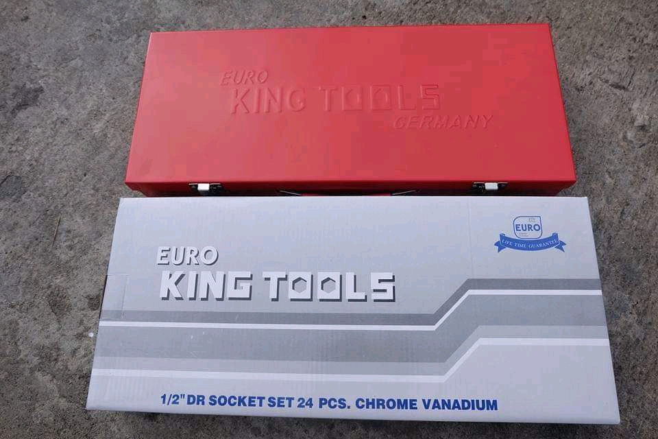 ชุดบล๊อกยูโรคิงทู Euro King Tools จำนวน 24 ชิ้น สีบรอนด์ งาน CR-V