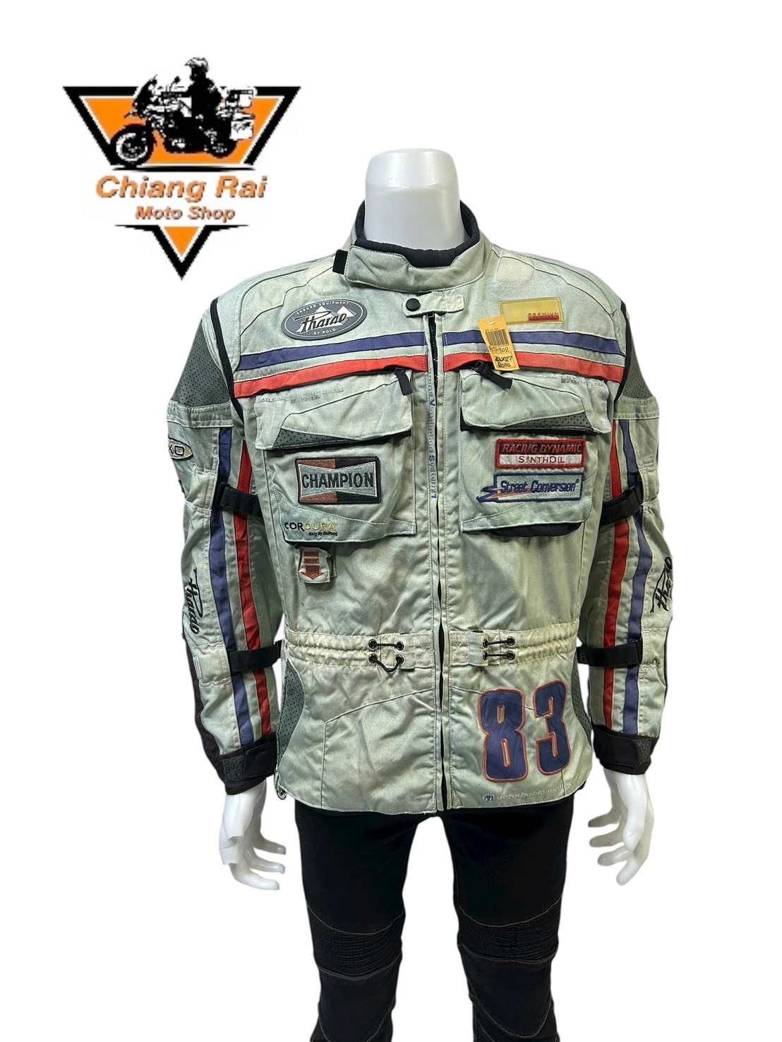 เสื้อขี่มอเตอร์ไซด์( มือสอง) RCTA 802 อก 46" ยาว 27 (L) **POLO**