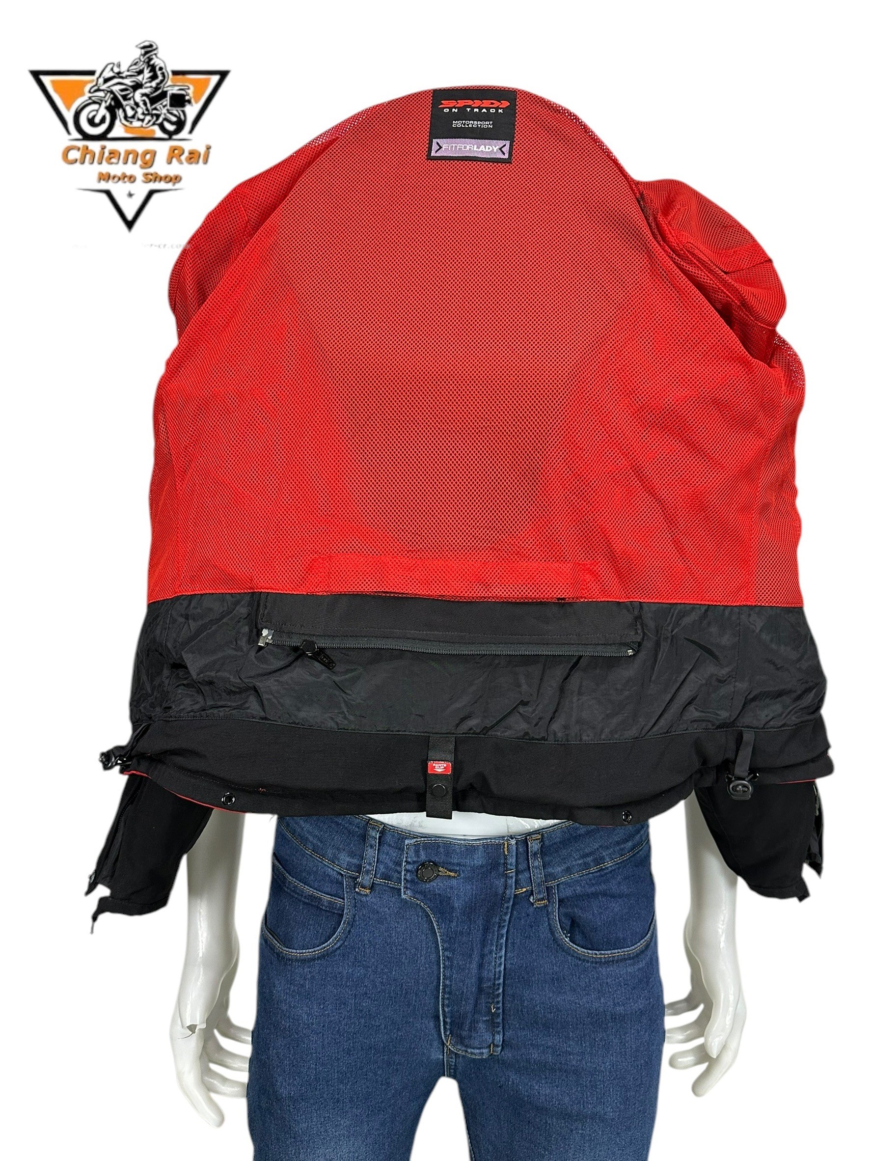 เสื้อขี่มอเตอร์ไซด์( มือสอง) RCSA 941 : อก 40" ยาว 23" (S) **Spidi**