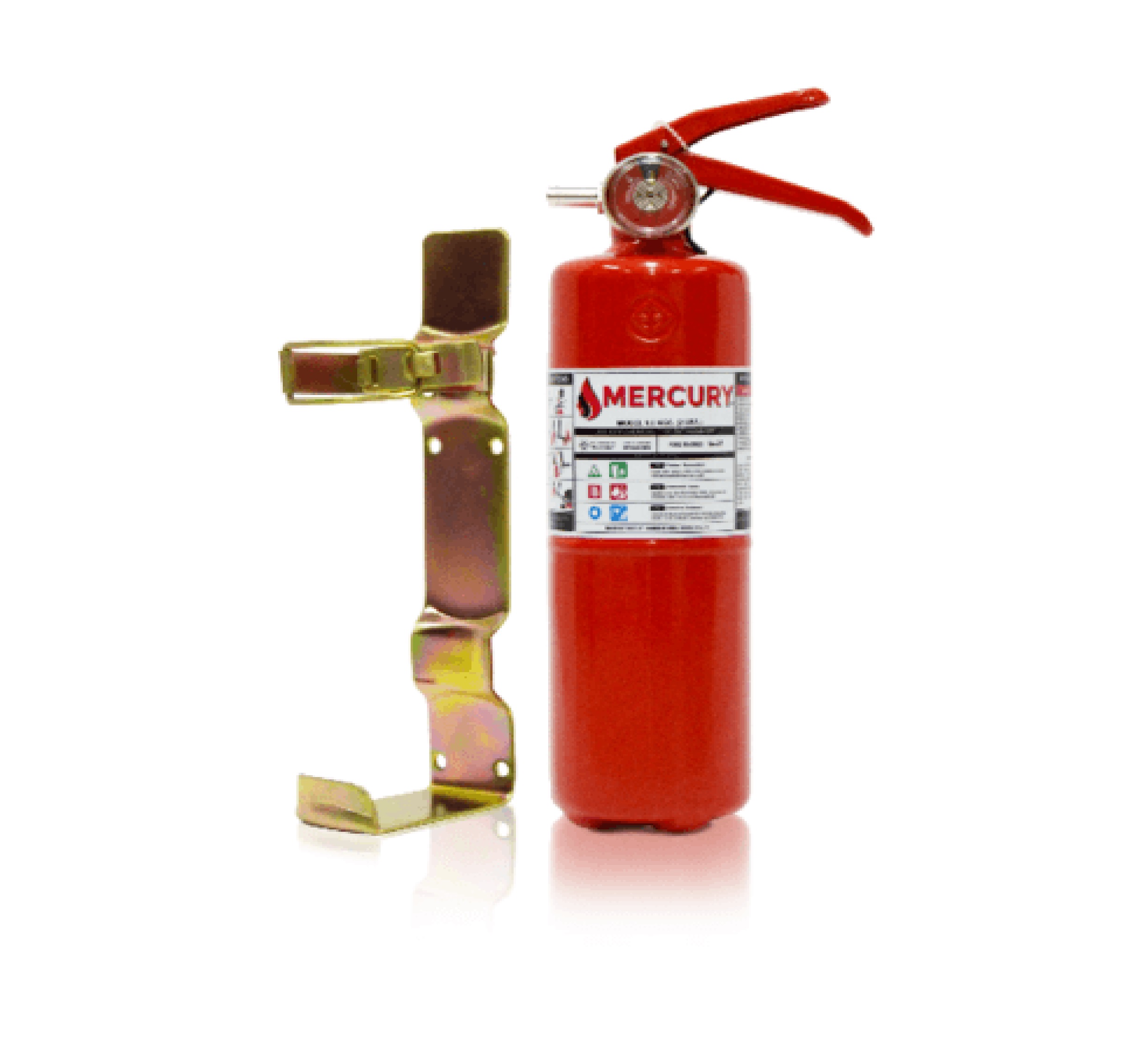 เครื่องดับเพลิงชนิดผงเคมีแห้ง ขนาด 2LB 1A2B MERCURY