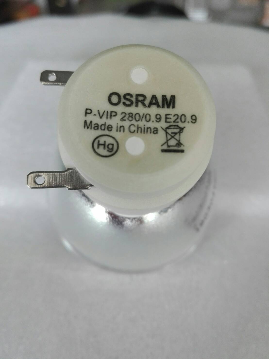 ไส้หลอดโปรเจคเตอร์ Osram P-VIP 280 0.9 E20.9