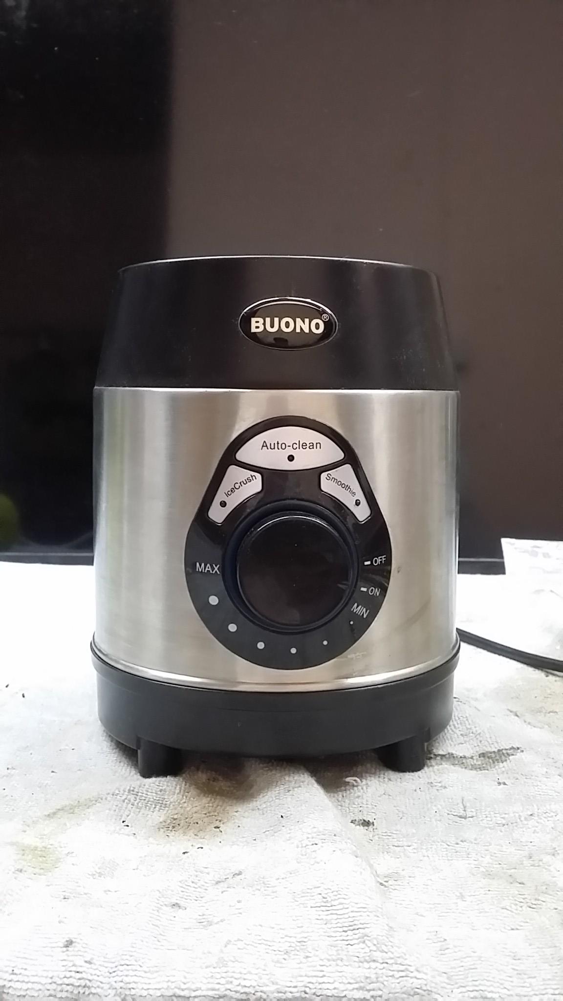 ซ่อมเครื่องปั่นสำหรับเครื่องดื่ม ยี่ห้อ BUONO รุ่น BUO-126981 อาการเครื่องไม่ทำงาน