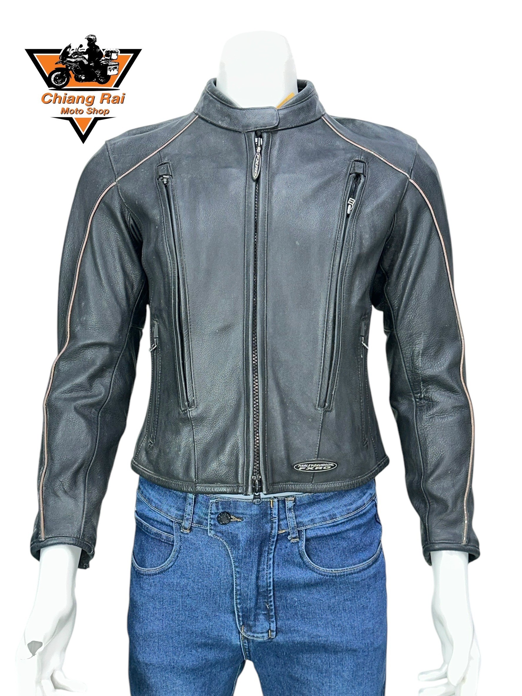 เสื้อขี่มอเตอร์ไซด์( มือสอง) RCSA 969 : อก 36-38" ยาว 21" (S) **Harley Davidson**