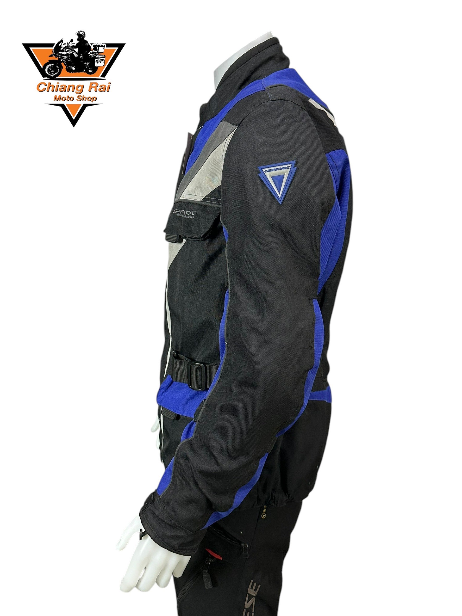 เสื้อขี่มอเตอร์ไซด์( มือสอง) RCTA 740 อก 48" ยาว 24 (L) **GERMOC**