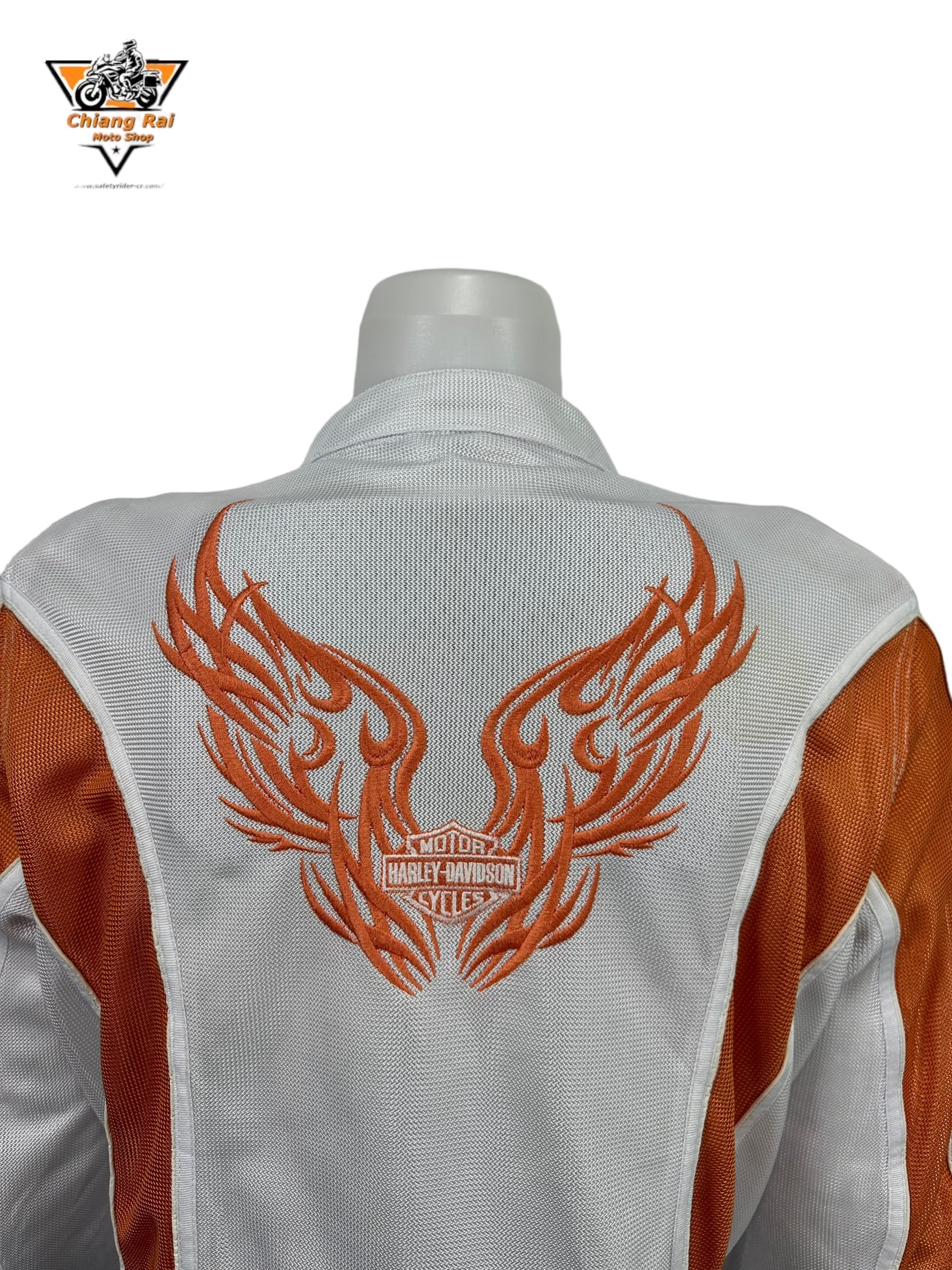 เสื้อขี่มอเตอร์ไซด์( มือสอง) RCSA 751 : อก 52" ยาว 27" (XL) Harley Davidson