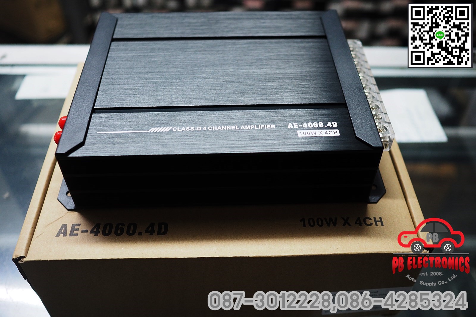 Poweramp ClassD 4Ch NoLogo รุ่น AE4060.4D