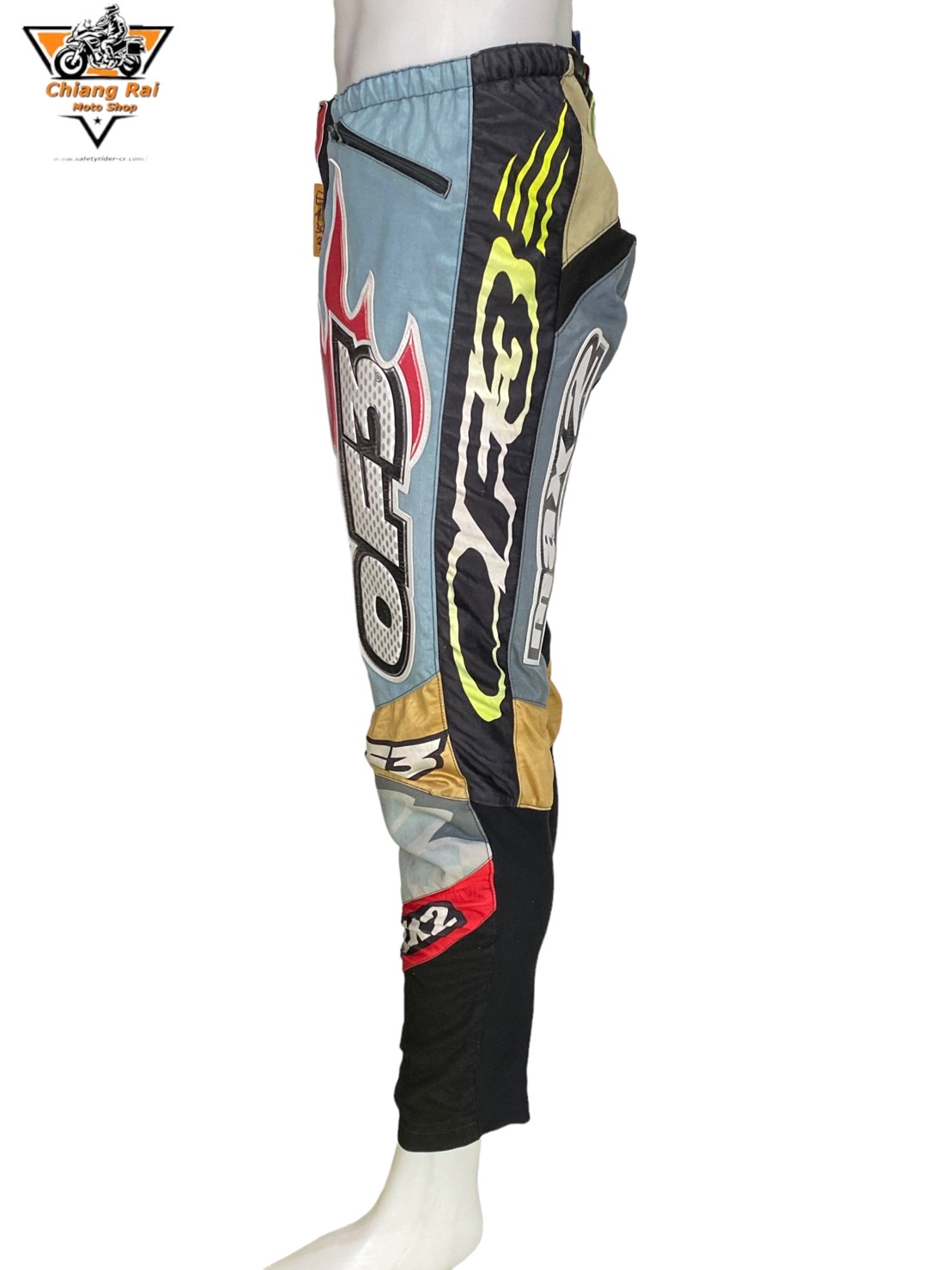 กางเกงขี่มอเตอร์ไซด์ ( มือสอง ) E&A 454: เอว 28-30" ยาว 29" **OF3**