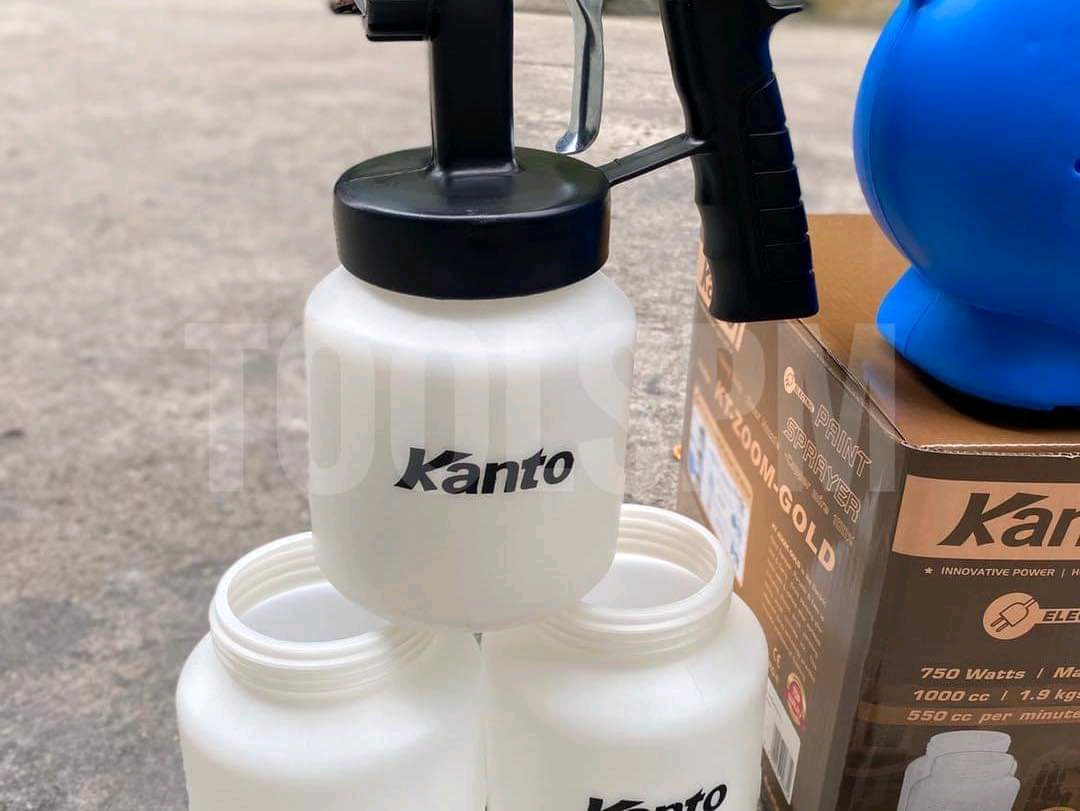 กาพ่นไฟฟ้า KANTO รุ่น KT-ZOOM-GOLD แถมถังรวม 3 ถัง