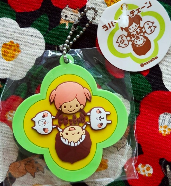 พวงกุญแจ กระต่าย Kanahei คานาเฮย์ friends จากญี่ปุ่น Size : 5.5 cm