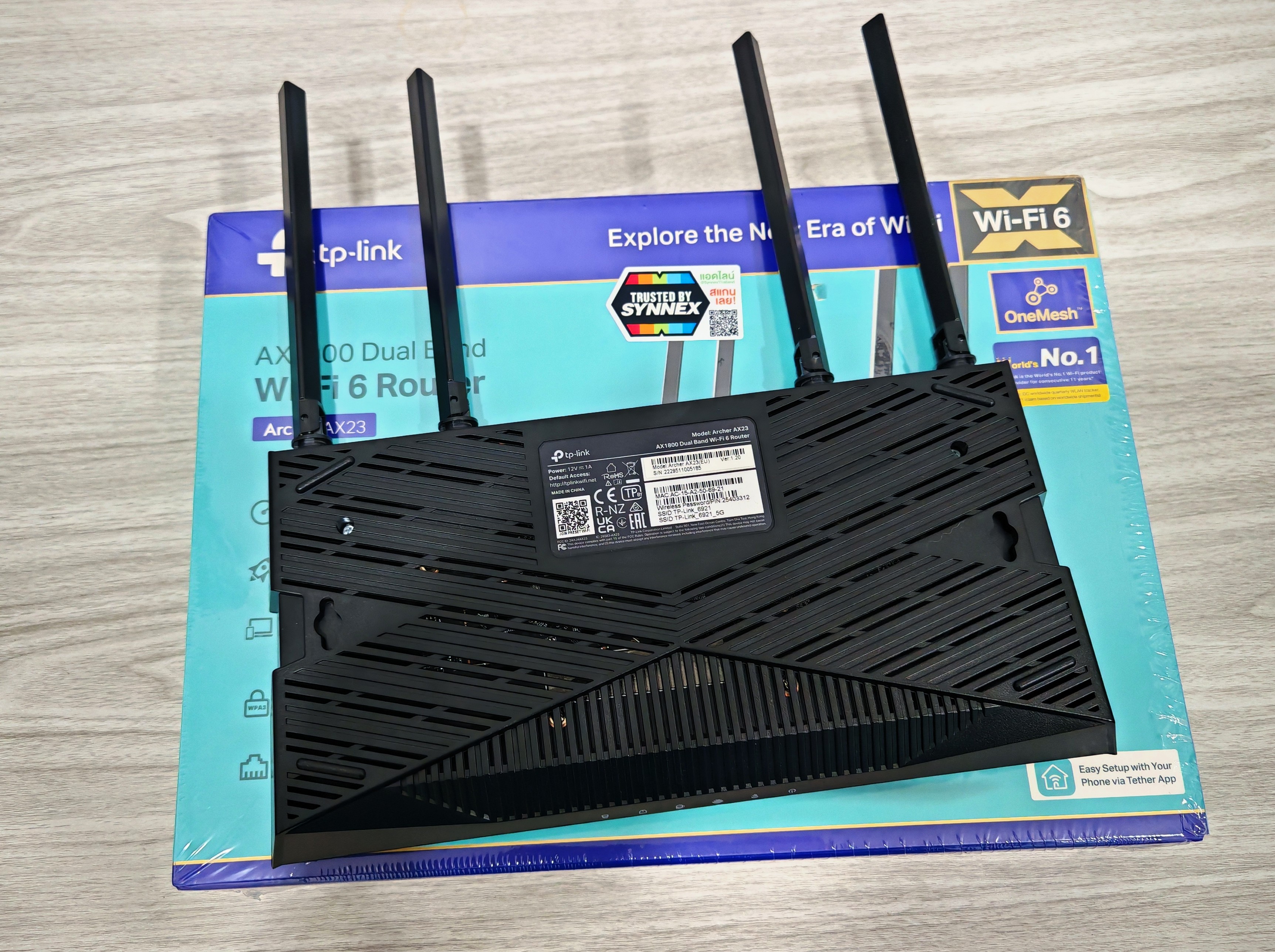 ROUTER TP-Link Archer AX23 AX1800 DUAL-BAND Wi-Fi 6