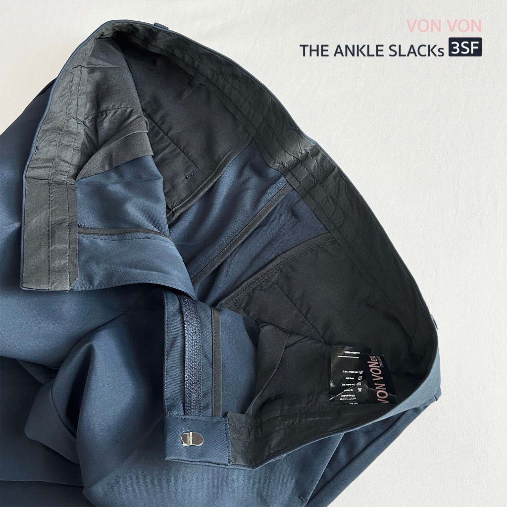[VON VON] THE ANKLE SLACKs 3 Slim Fit ทรงกระบอกเล็ก