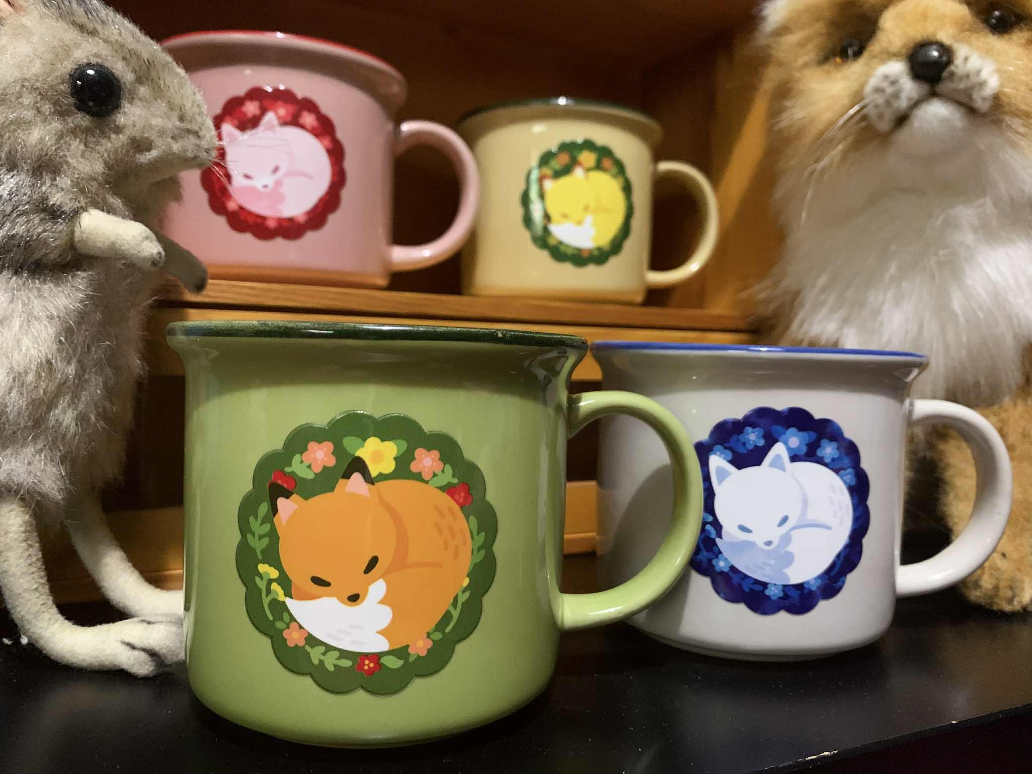 [Pre-order เท่านั้นไม่มีผลิตเผื่อ] แก้วมัคจิ้งจอก