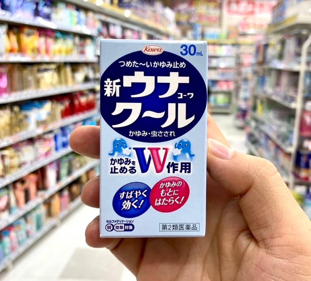 Una Kowa Cool ยาหม่องน้ำญี่ปุ่น🇯🇵 บรรเทาอาการคันจากแมลงสัตว์กัดต่อย ✨ขนาด 30ml.