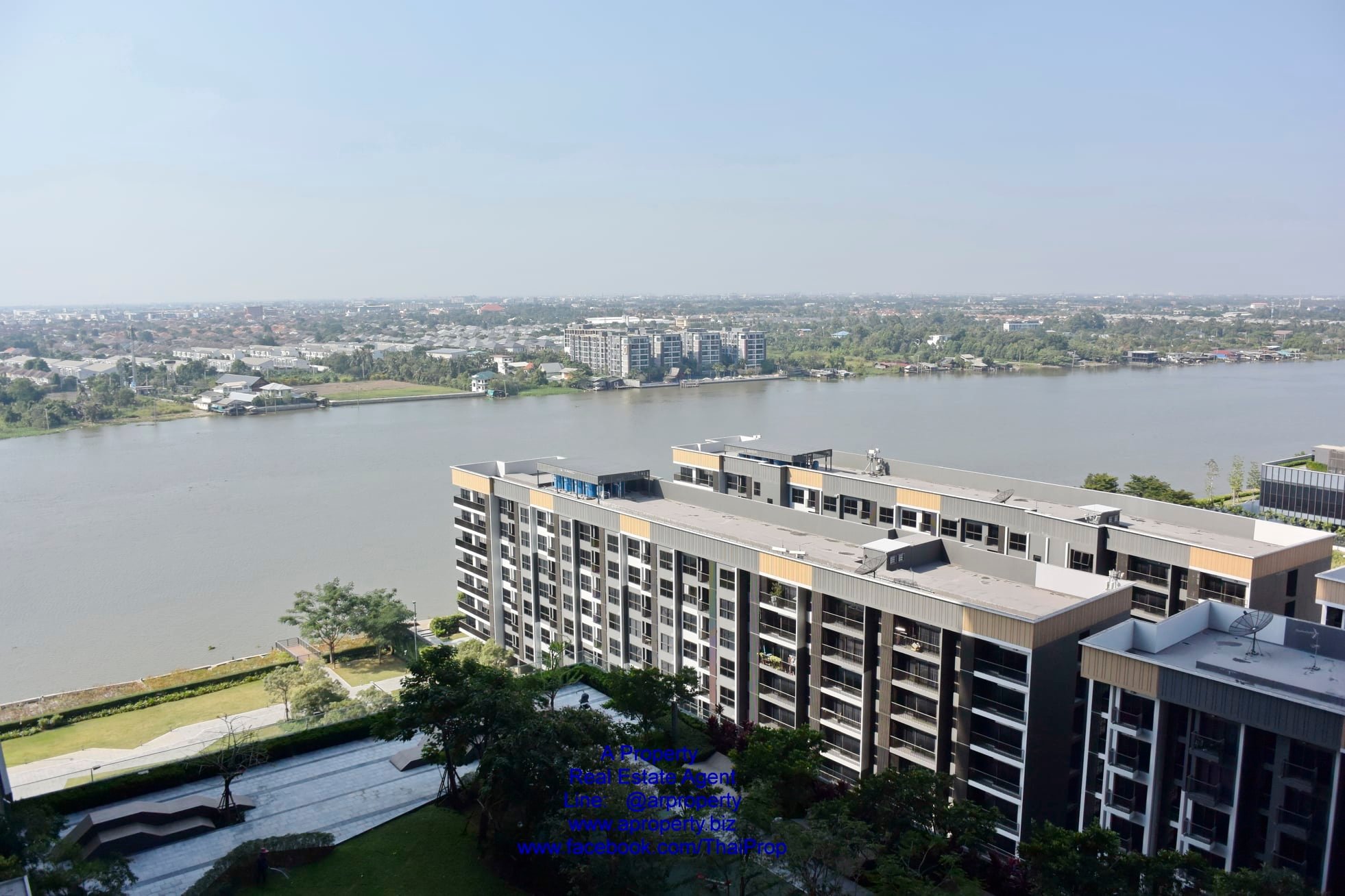 ให้เช่า POLITAN RIVE ห้องริม วิวเจ้าพระยา มีเครื่องซักผ้า