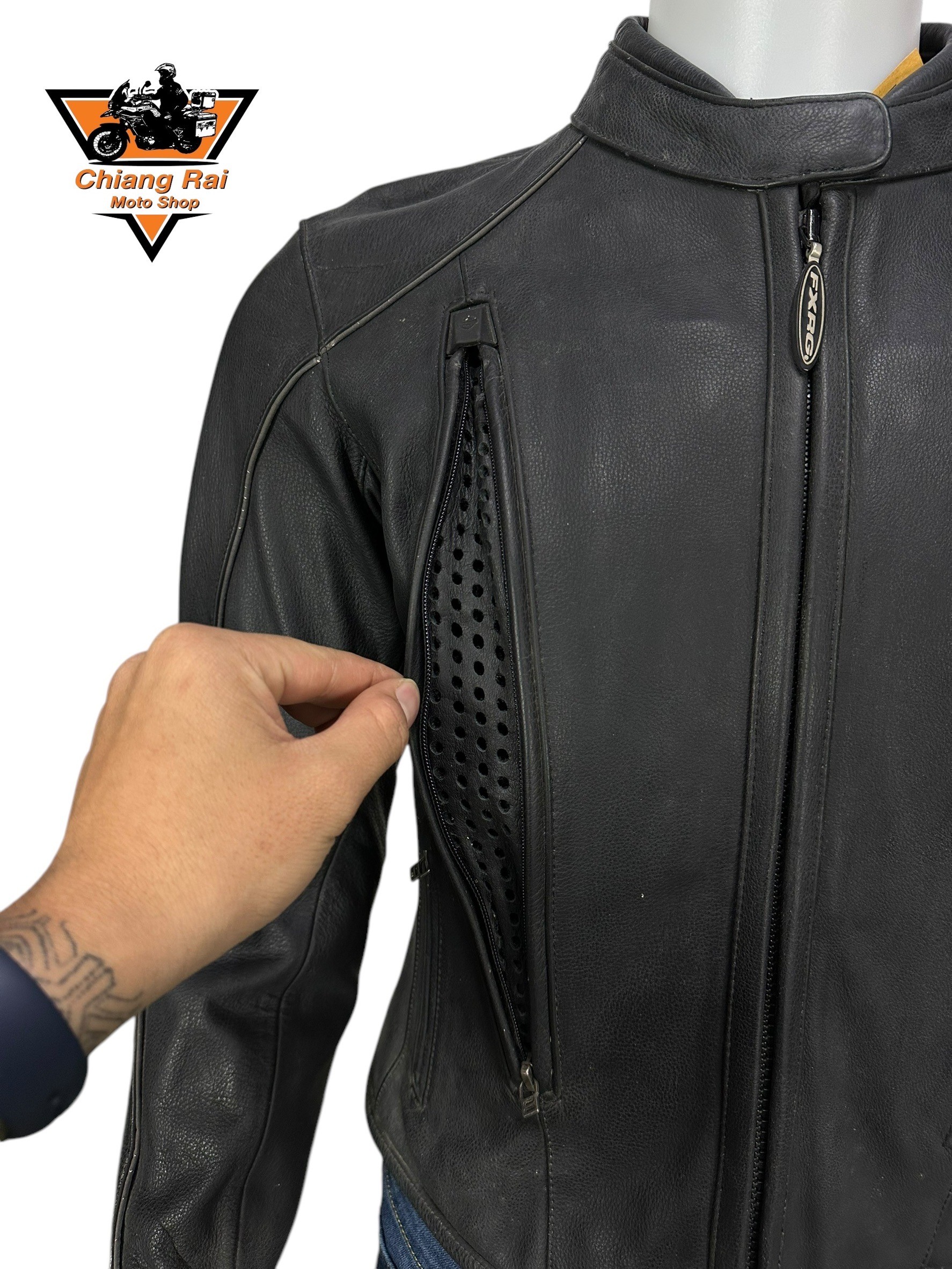 เสื้อขี่มอเตอร์ไซด์( มือสอง) RCSA 969 : อก 36-38" ยาว 21" (S) **Harley Davidson**