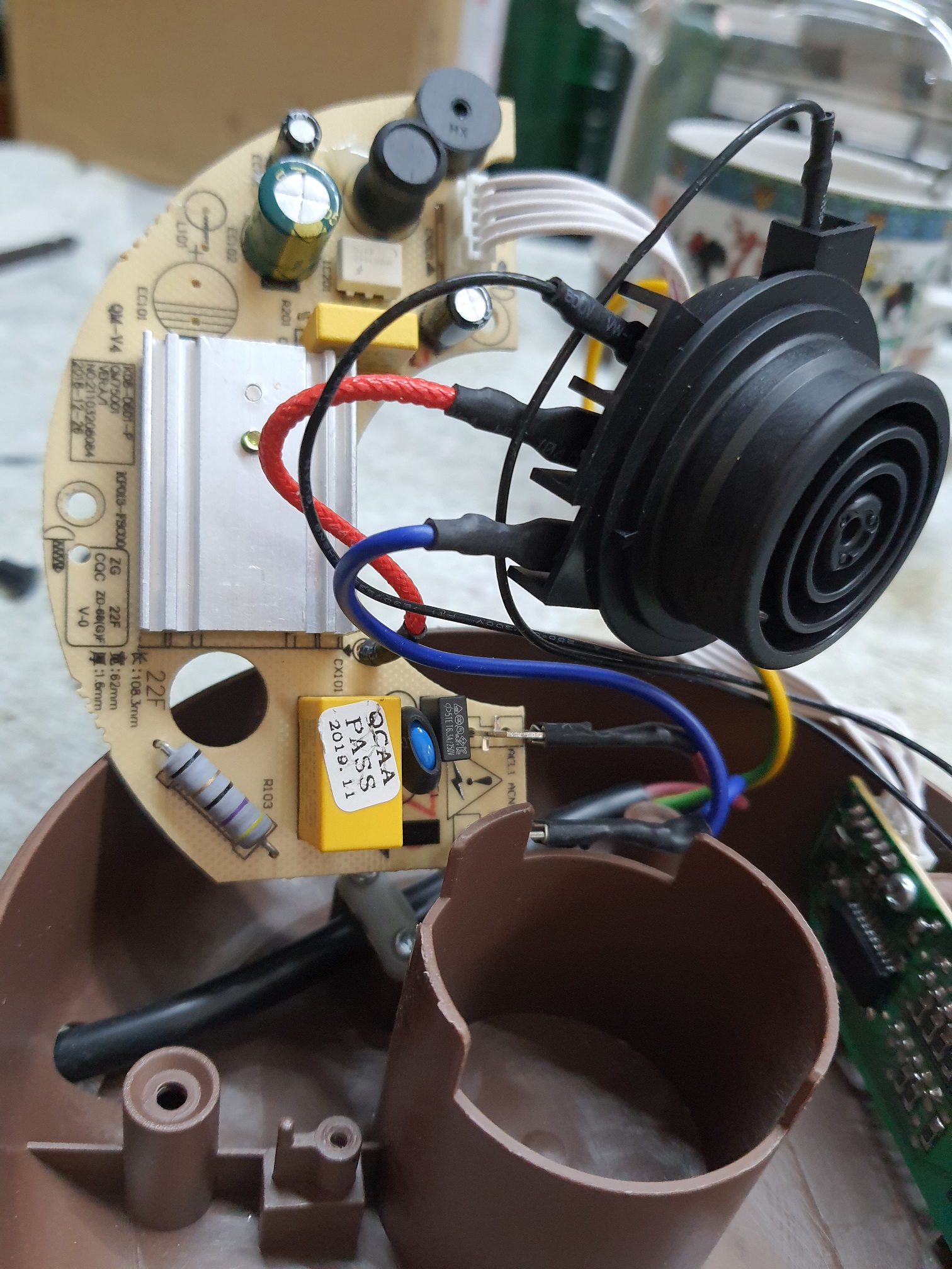 ซ่อมกาต้มน้ำร้อนไฟฟ้า ยี่ห้อ JOYOUNG รุ่น K08-D601 อาการเครื่องไม่ทำงาน