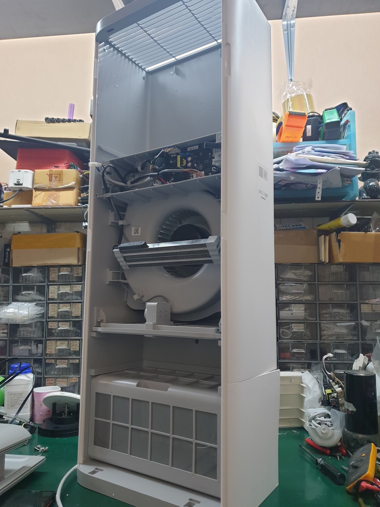 ซ่อมเครื่องเติมอากาศและกรองอากาศ ยี่ห้อ XIAOMI รุ่น MJXFJ-300-G1 อาการเครื่องเปิดไม่ติด