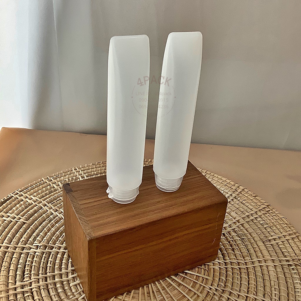 (กล่องละ50ใบ)หลอดเจลใส 50ml รุ่นมูจิ /รุ่น คลาสสิค