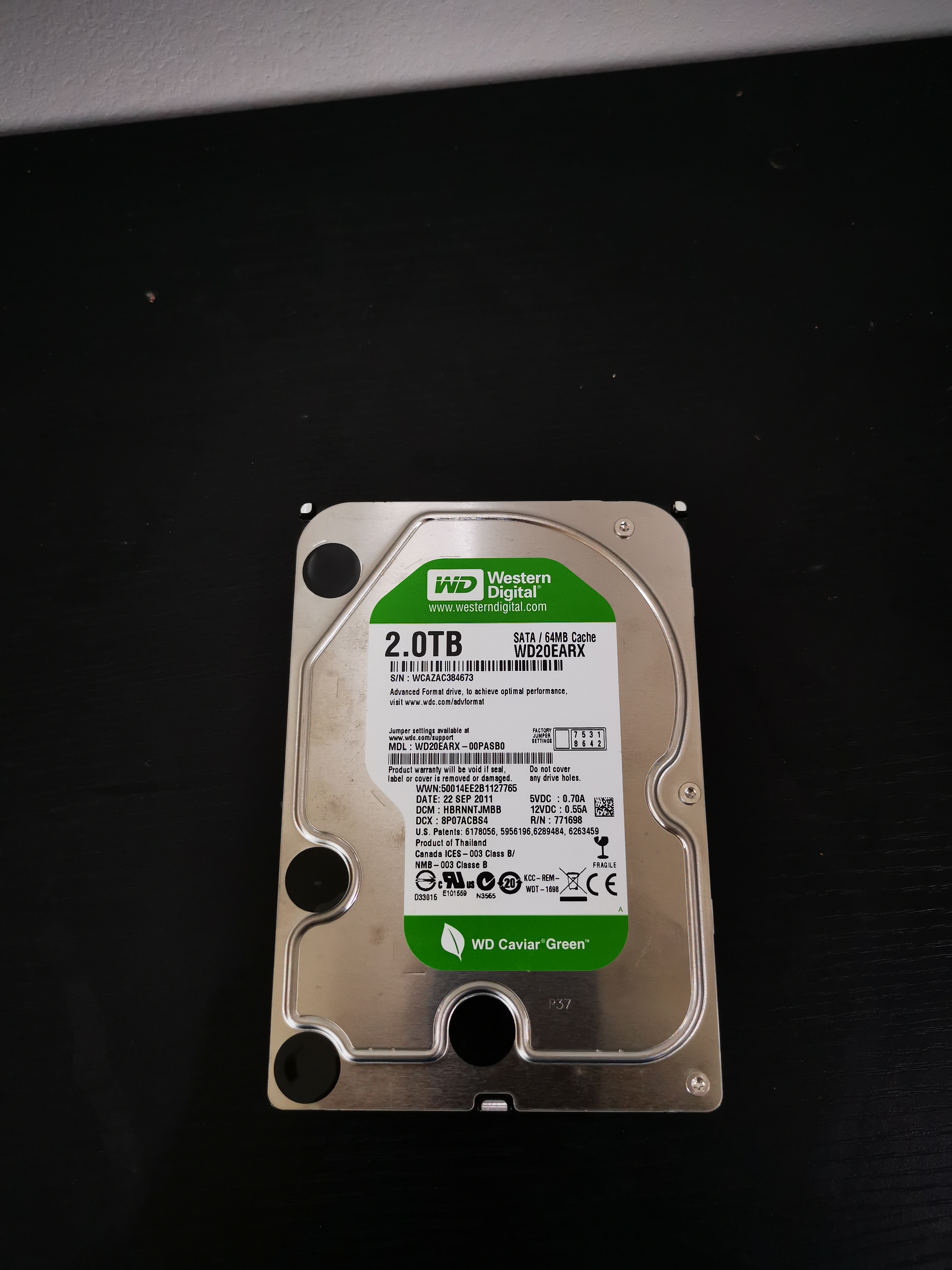 HDD WD Green 2TB