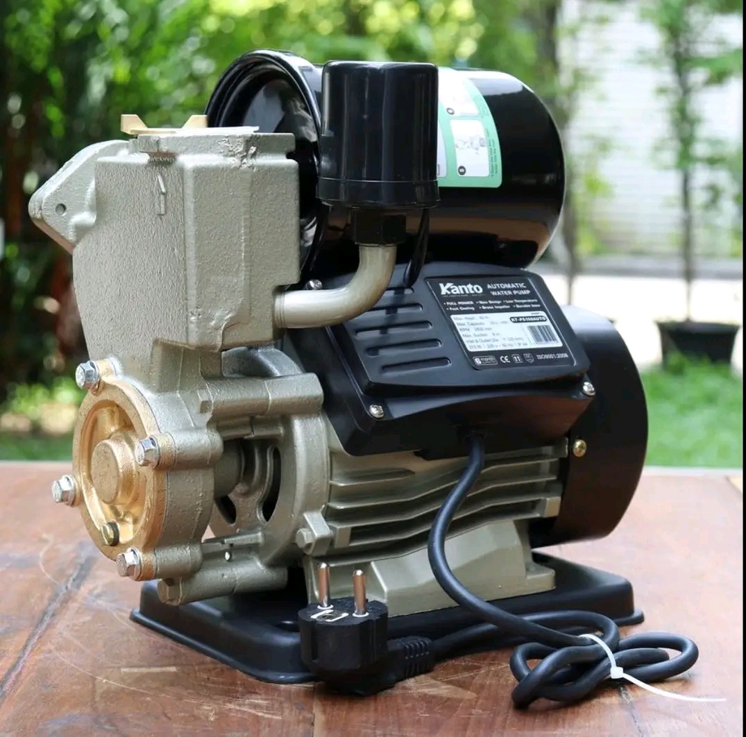 ปั๊มน้ำอัตโนมัติ Kanto รุ่น KT-PS-160 แถมกันน้ำไหลย้อนกลับและข้อต่อ