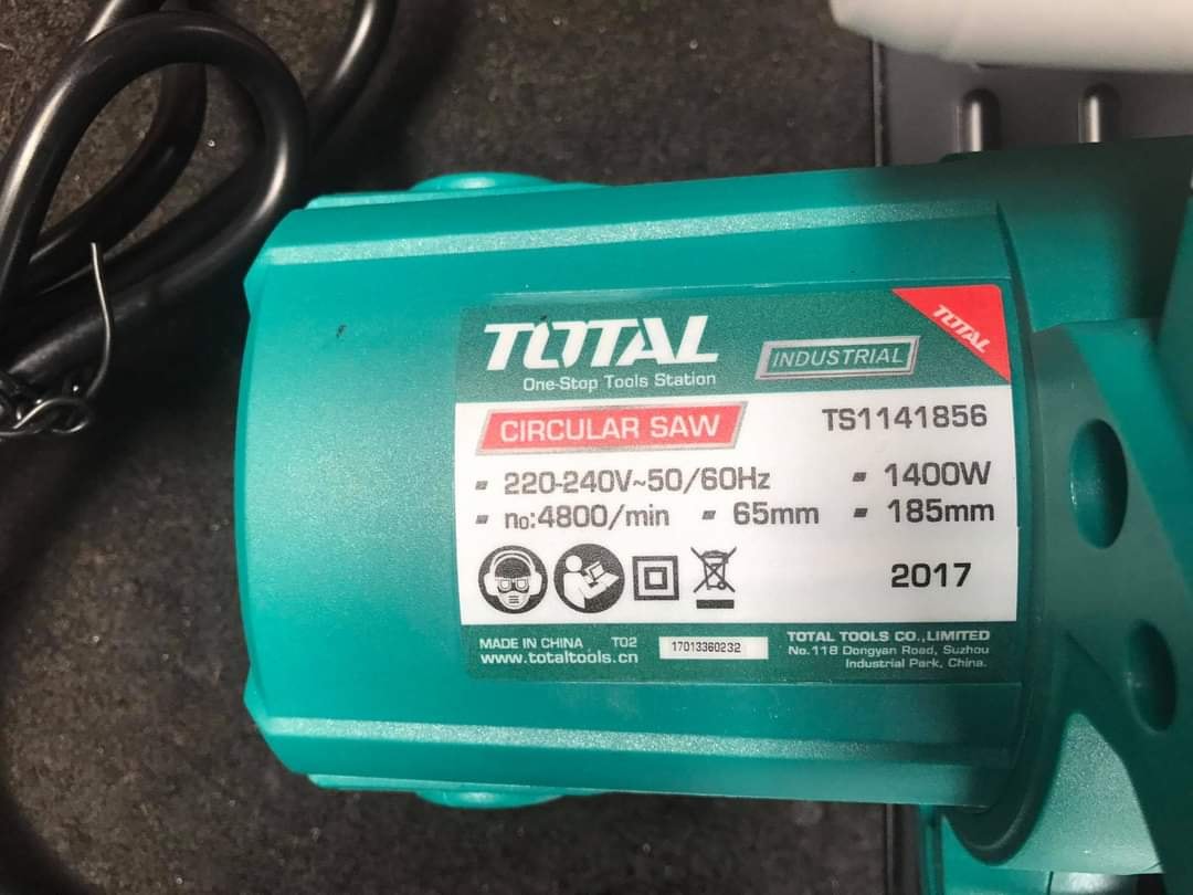 Total เลื่อยวงเดือน 7” (1400W) รุ่น TS 1141856 รับประกัน 1 ปี