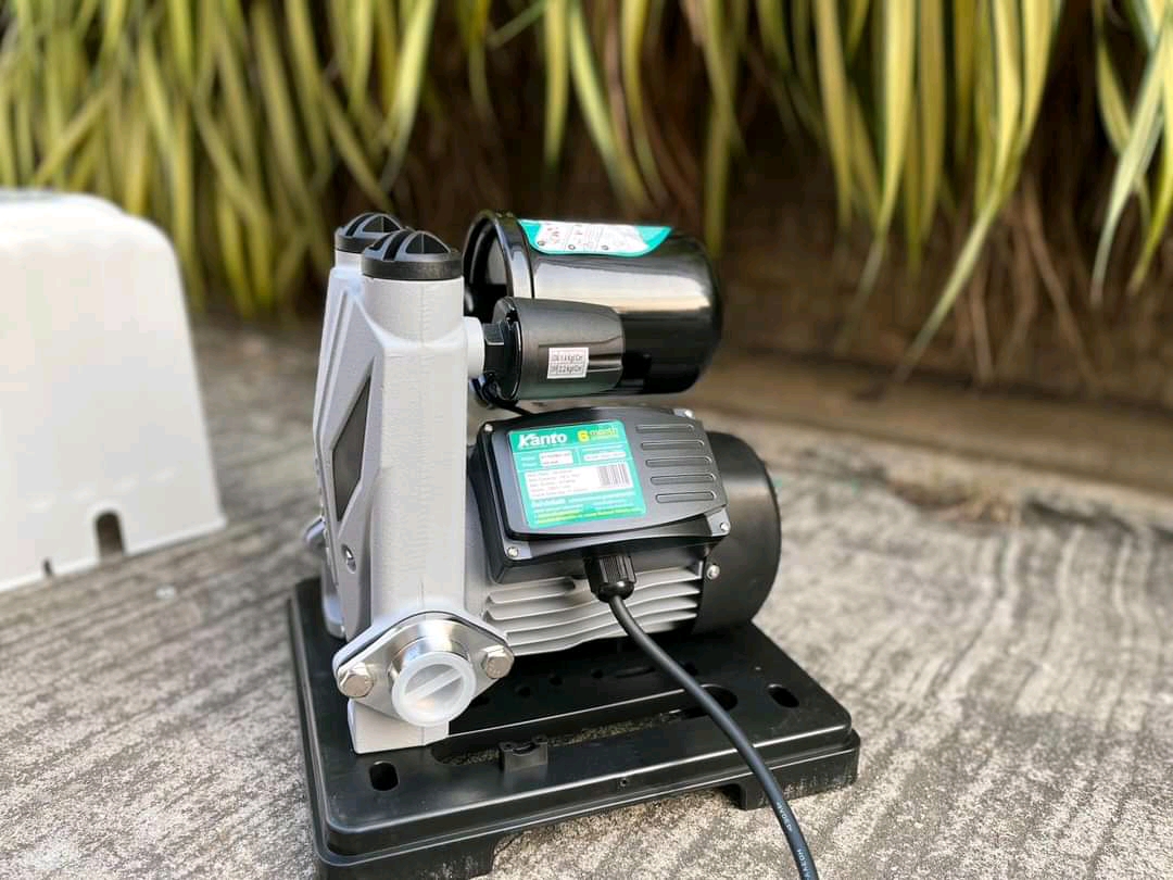 ปั๊มน้ำอัตโนมัติ รุ่น KT-TURBO-420 มีฝาครอบ+ฐานพลาสติกเหนียว กำลัง 420 วัตต์