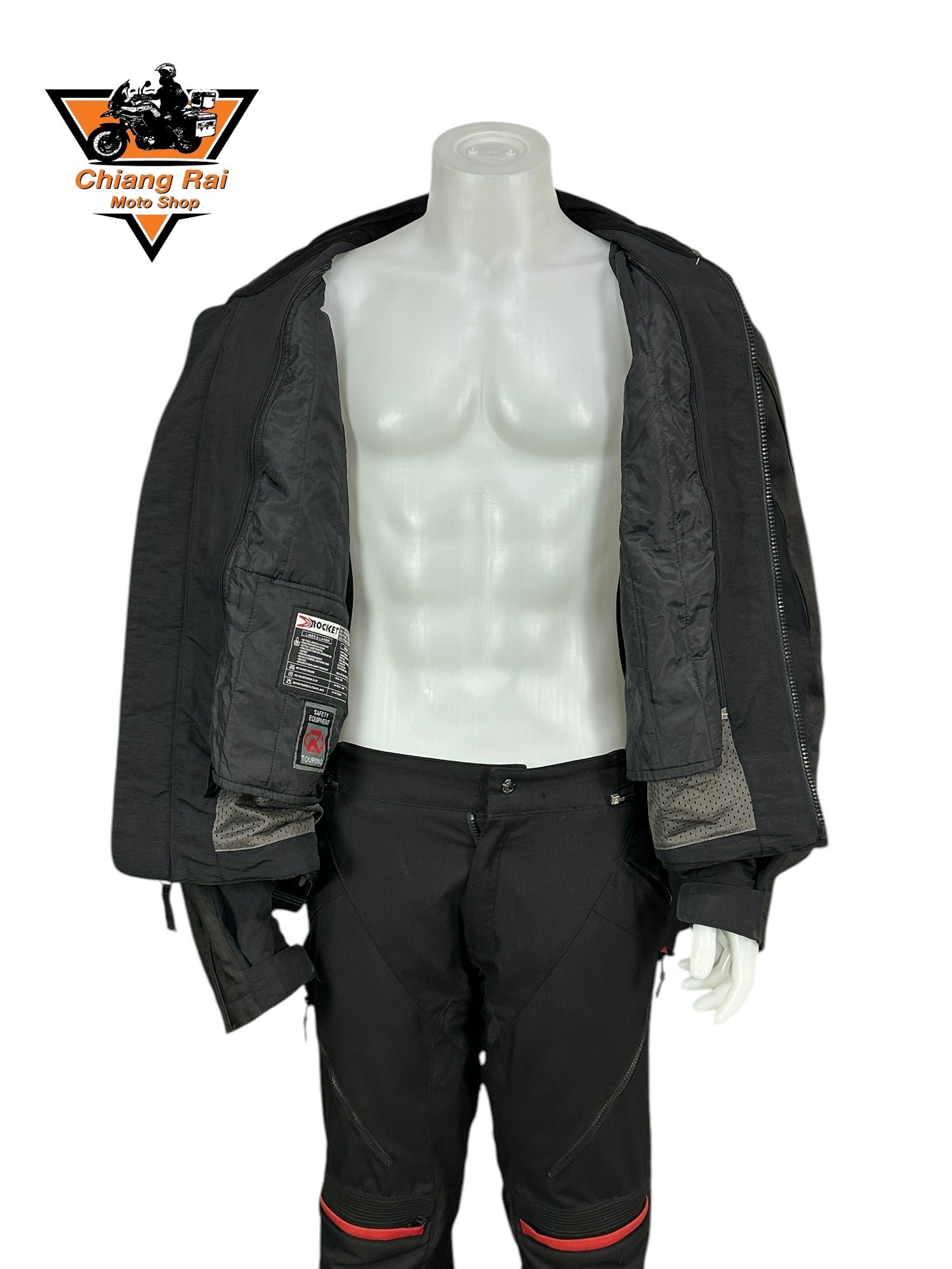 เสื้อขี่มอเตอร์ไซด์( มือสอง) RCSA 981 : อก 58" ยาว 24" (3XL) **JOE ROCKET**
