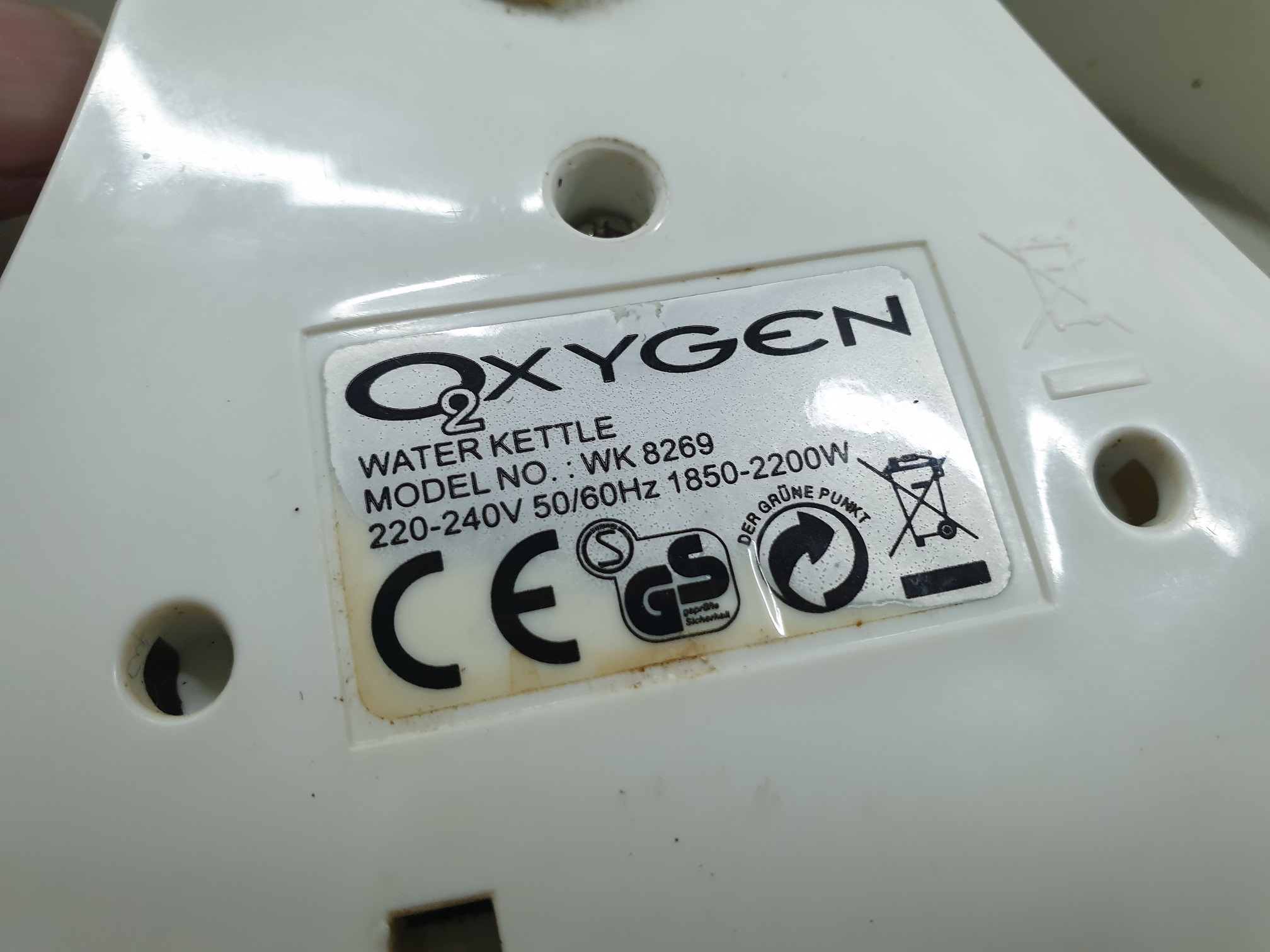 ซ่อมกาต้มน้ำร้อน ยี่ห้อ OXYGEN รุ่น WK8269 อาการไฟไม่เข้า