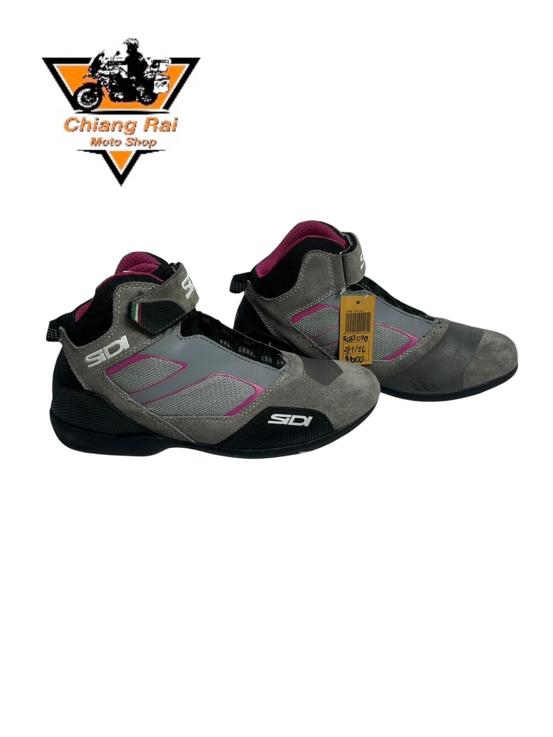 รองเท้าขี่มอเตอร์ไซด์( มือสอง) RCBT-070 Size ขนาดจากป้าย 41:EUR / 7:UK / 26:Cm.(SIDI)