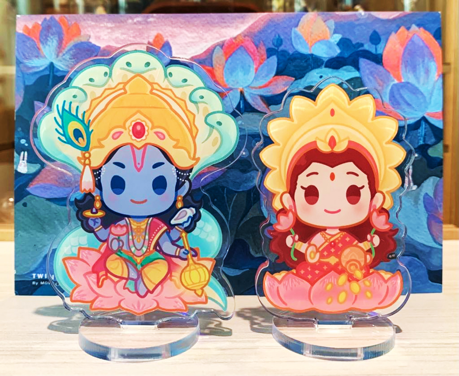 (มีของพร้อมส่ง) เทพฮินดู Standee Acrylic 7 cm (อัพเดตลายใหม่!!)
