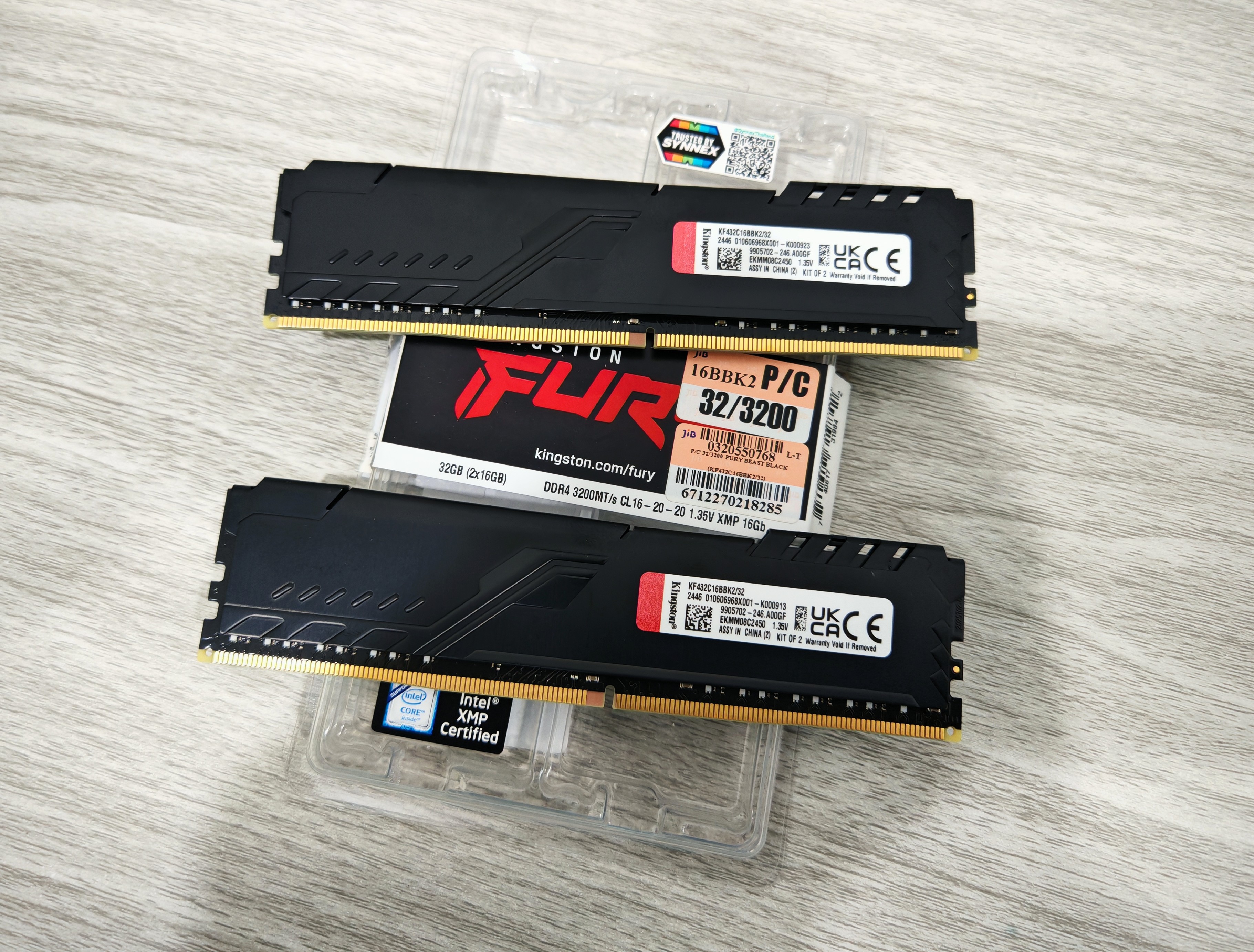 Ram Kingston Fury Beast DDR4 32GB(16*2)/3200