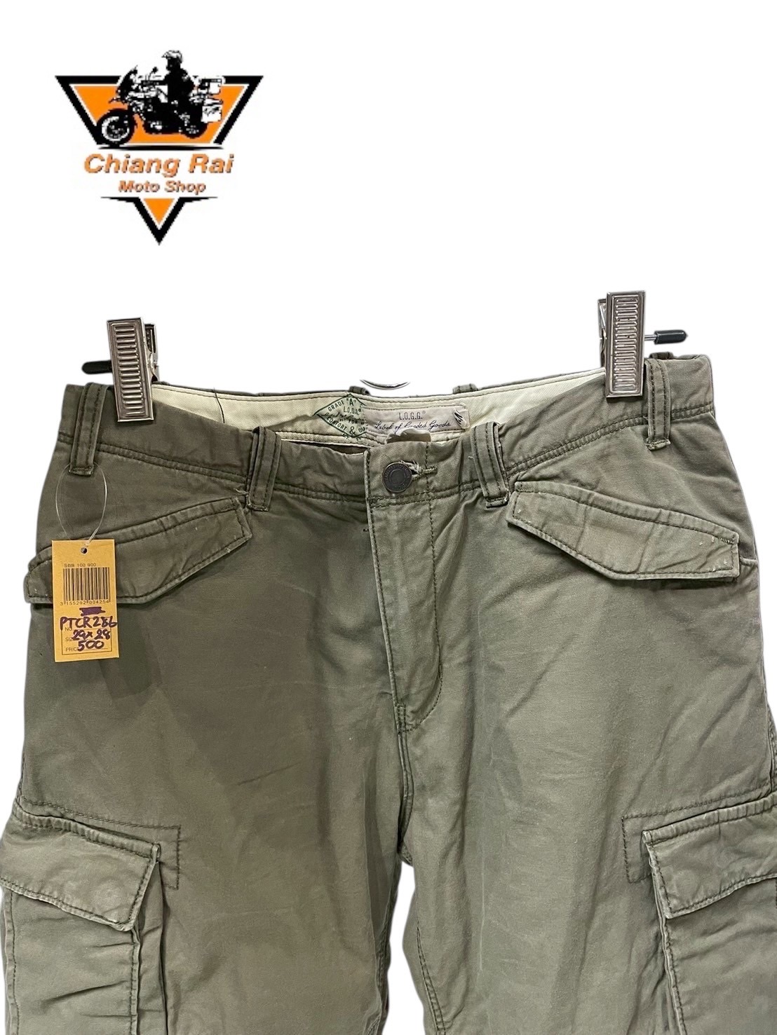 กางเกงขี่มอเตอร์ไซด์ ( มือสอง ) PTCR 283 : เอว 29" ยาว 28" L.O.G.G