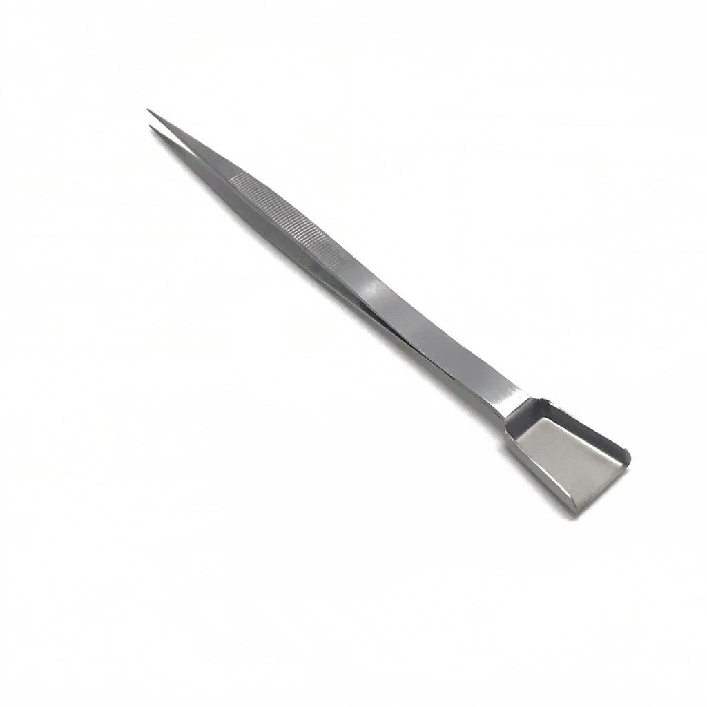 ปากคีบ ปากคีบเพชรพลอย ปากคีบพร้อมที่ตัก 2 in 1 ยาว 18 cm.